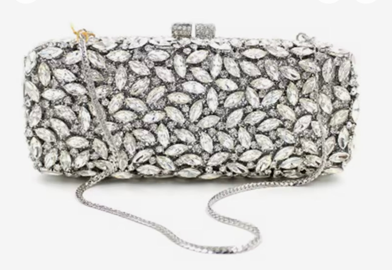 The Jeanella Luxury Crystal Clutch