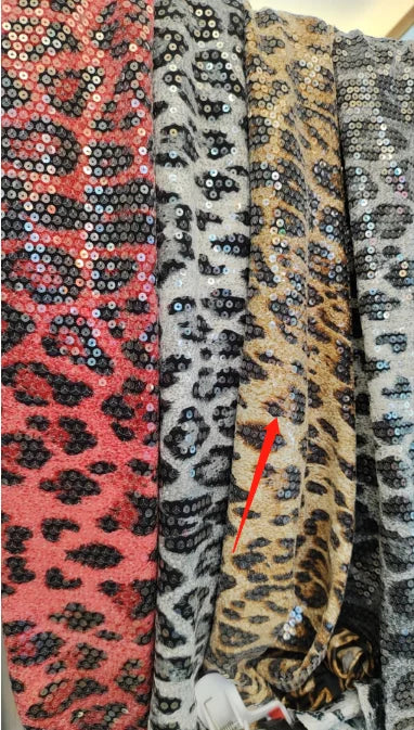Sequins Leopard Women Suit Set – Blazer and Pants Formal Party Wear