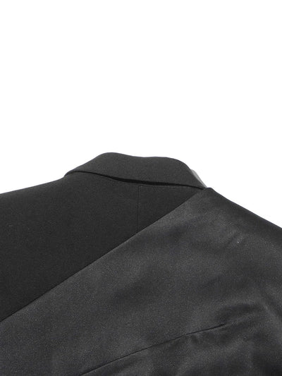 Hollow Out Bowknot Blazer | Women's Notched Collar Tunic