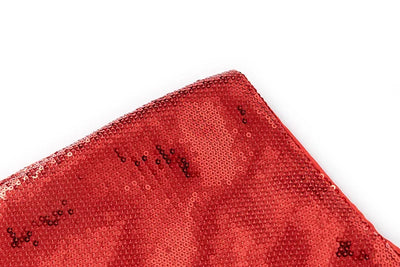 Christmas Red Sequins Two-Piece Suit Top & Shorts