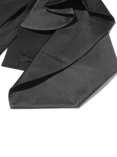 Hollow Out Bowknot Blazer | Women's Notched Collar Tunic