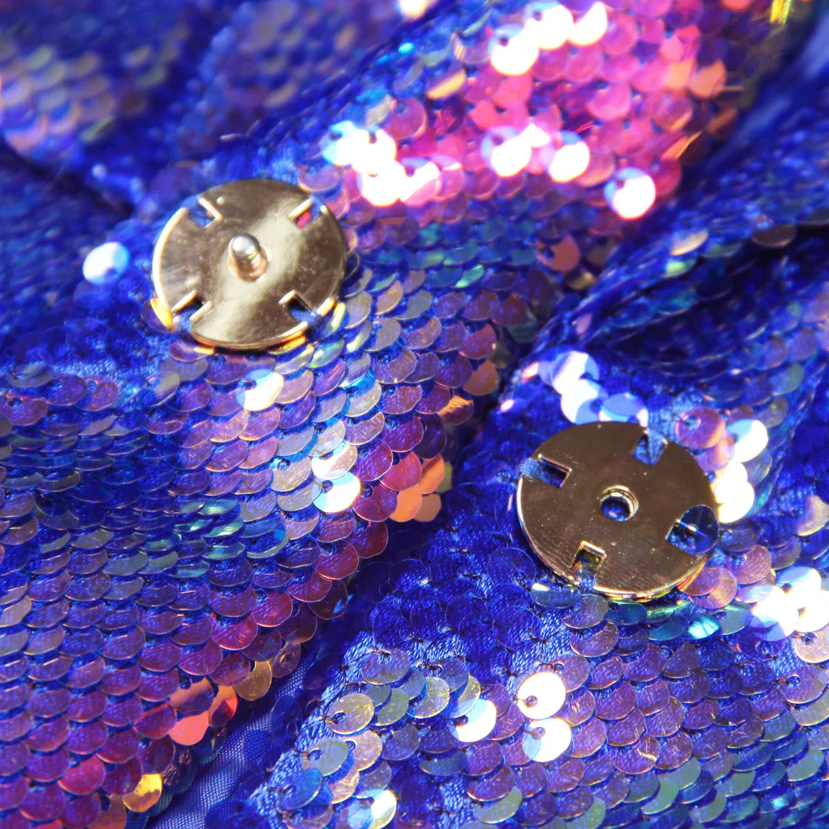Spring & Autumn Women's Sequin Blazer - Dazzling Midi Jacket