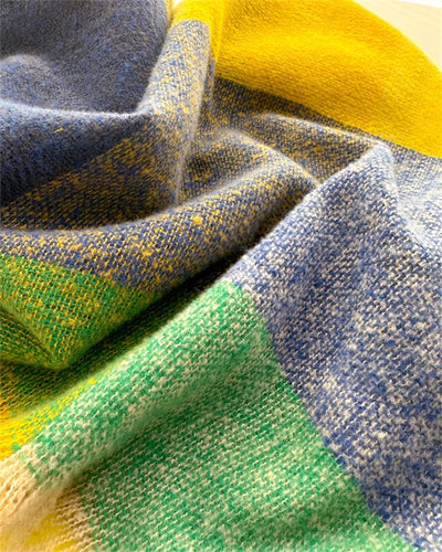 Luxury Fashion Plaid Cashmere Winter Shawl Scarf | Warm Triangle Wraps