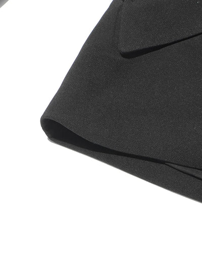 Hollow Out Bowknot Blazer | Women's Notched Collar Tunic