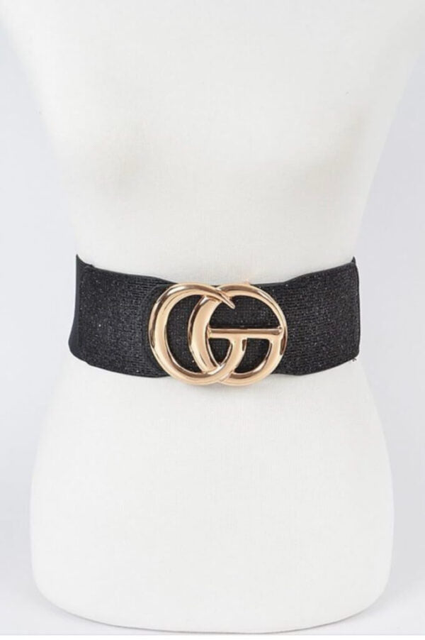 Black Studded Belt
