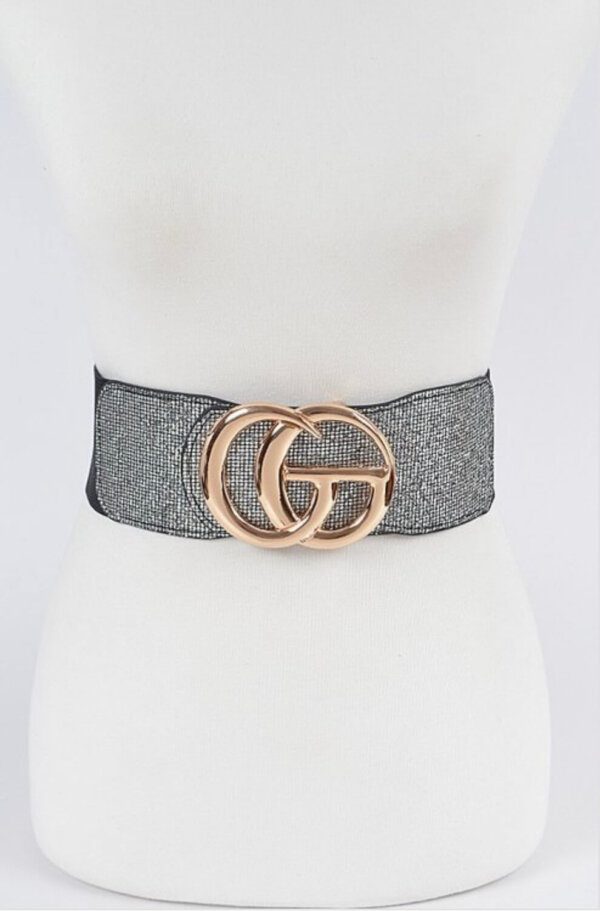 Black Studded Belt