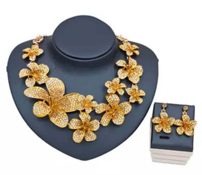 Flower Bomb Necklace Set